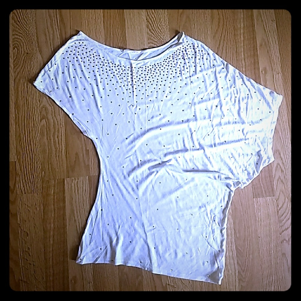 Victoria's Secret Sequin Off-Shoulder Dolman Tee